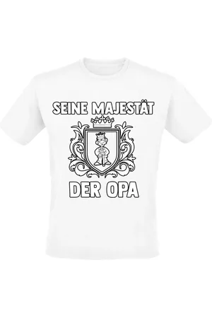 Slogans Fun T-shirt - Seine Majestät der Opa - M till 3XL - Herrer