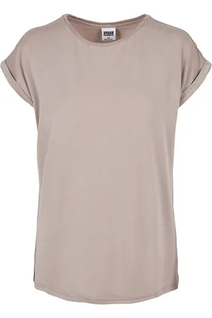 Urban classics T-shirt - Modal Extended Shoulder Tee til kvinder - XS till XL - Damer
