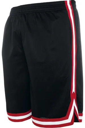 Urban classics Shorts - Stripes Mesh Shorts - S till 3XL - Herrer