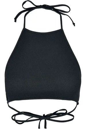 Urban classics Top - Ladies Rib Trapeze Cropped Top - XS till XL - Damer