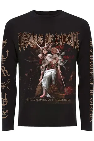 Cradle of Filth Langærmet - The screaming of the valkyries - S till XXL - Herrer