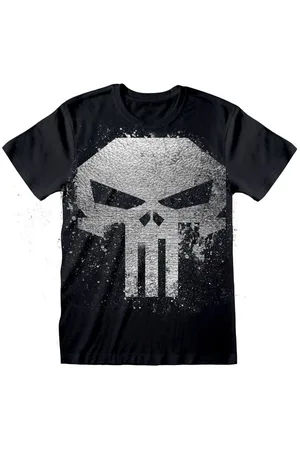 The Punisher T-shirt - Punisher Skull med Metallic Ink FB - S till XXL - Herrer