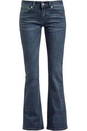 EMP Jeans - Grace - mørkeblå jeans med flare - W26L32 till W40L34 - Damer
