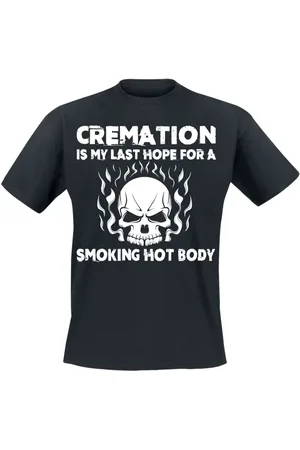 Slogans Fun T-shirt - Smoking Hot Body - M till 3XL - Herrer