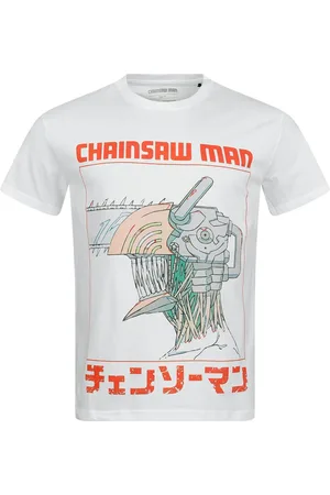 Chainsaw Anime T-shirt - Three Tone Chainsaw - S till XXL - Herrer