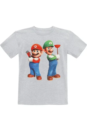 Super Mario T-shirt til børn - Baby- & børnetøj - Børn - Plumbing Bros. - drenge og piger