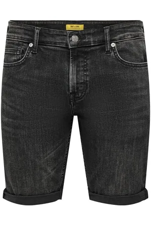 Only & Sons Shorts - ONSPLY WB 5192 TAI DNM SHORTS NOOS - S till XXL - Herrer