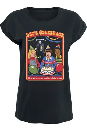 Steven Rhodes Fun T-shirt - One Year Closer to Eternal Darkness - S till 4XL - Damer