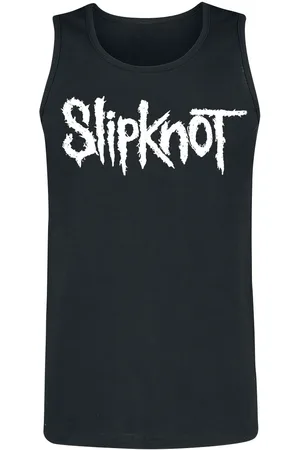 Slipknot Tanktop - White Logo - S till XL - Herrer