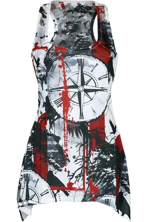 Innocent Top - Forest Compass Lace Panel Vest - S till 4XL - Damer