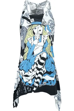 Innocent Top - Steampunk Alice lace panel vest - S till XXL - Damer