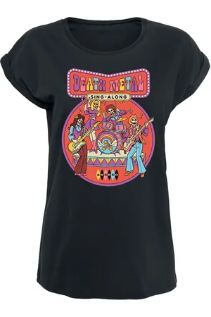 Steven Rhodes Fun T-shirt - Death Metal Sing - Along - S till 5XL - Damer