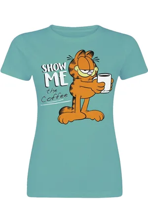 Garfield T-shirt - Show Me The Coffee - S till 3XL - Damer