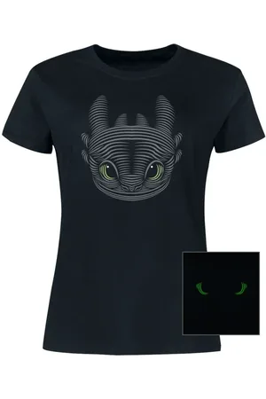 Drachenzähmen leicht gemacht T-shirt - Toothless - Selvlysende - S till 3XL - Damer