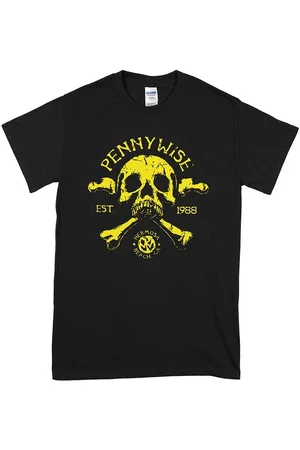 Pennywise T-shirt - Crossbones Skull - S till XXL - Herrer