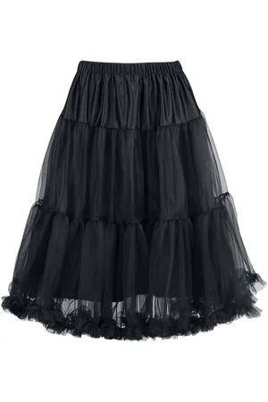 Hell Bunny Mellemlang nederdel - Penelope Petticoat - XS-S till XL-XXL - Damer