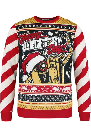 Borderlands Christmas jumper - 3 - Claptrap - Happy Mercenary Day - S till M - Herrer