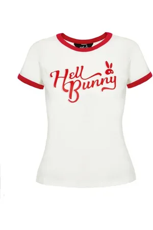 Hell Bunny T-shirt - Lucy T-Shirt - XS till XXL - Damer