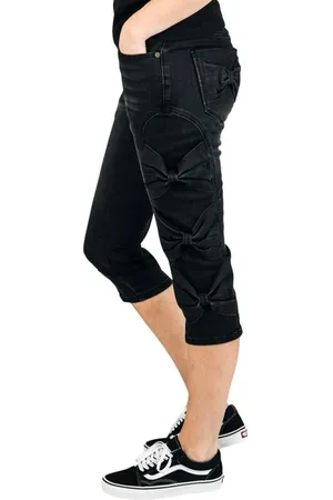 Full Volume Shorts - Capri Shorts With Bow Detail - 27 till 33 - Damer
