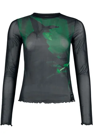 Killstar Langærmet - The Wizard of Oz - Truly Wicked Mesh Top - XS till XXL - Damer
