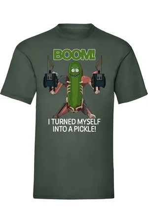 Rick and Morty T-shirt - Jeg forvandlede mig selv til en Pickle! - S till XXL - Herrer