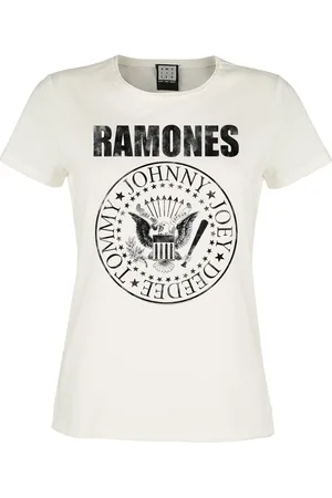 RAMONES T-shirt - Amplified Collection - Vintage Shield - S till XL - Damer