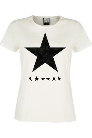 David Bowie T-shirt - Amplified Collection - Black Star - S till XL - Damer