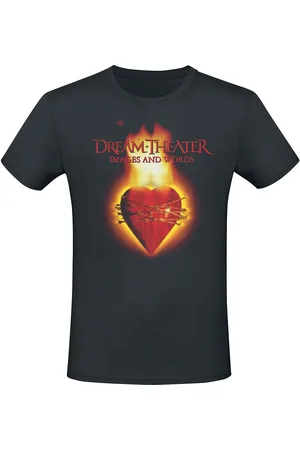 Dream Theater T-shirt - Flaming Heart - S till 4XL - Herrer