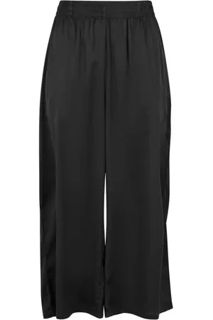 Urban classics Stofbukser - Dame Satin Brede Ben Culotte - XS till XL - Damer