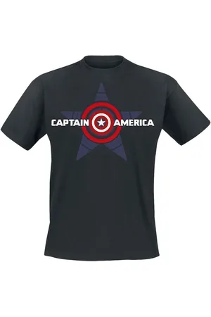 Marvel Disney T-shirt - Big Star Shield - S till 5XL - Herrer