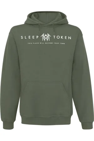 Sleep Token Hættetrøje - Mask Green - S till XL - Herrer