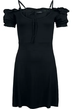 Gothicana Kort kjole - Off-Shoulder Kjole - S till XXL - Damer