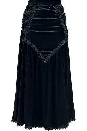 Sinister Gothic Lang nederdel - Gothic langærmet trøje - XS till XL - Damer