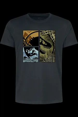 Jurassic Park T-shirt - Jurassic World - District Logo - S till 3XL - Herrer