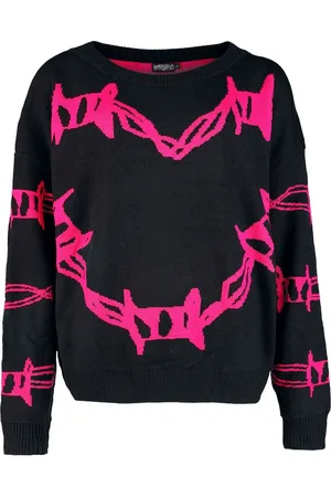 Heartless Striktrøje - Barbed Wire Heart Jumper - XS till 4XL - Damer