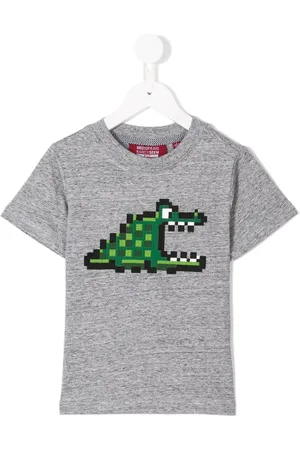 MOSTLY HEARD RARELY SEEN T-shirt med pixeleret krokodilletryk