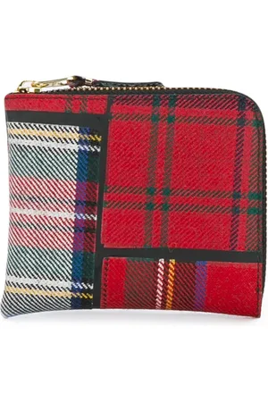 Comme des Garçons Red Tartan Wallet