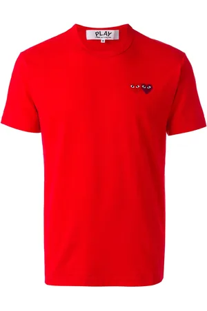 Comme des Garçons T-shirt med broderet logo