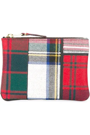Comme des Garçons Tartan pouch