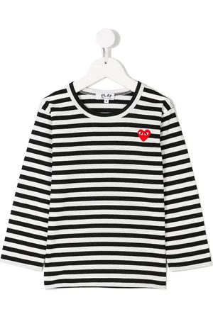Comme des Garçons Bretontop med hjertelogo