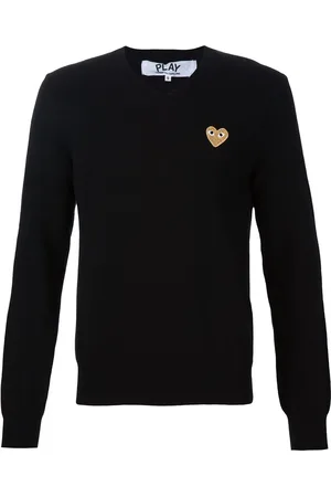 Comme des Garçons Embroidered heart jumper