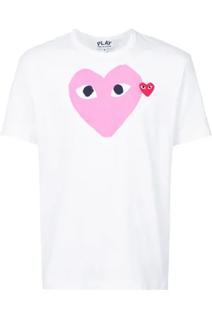Comme des Garçons T-shirt med hjertetryk