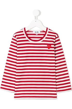 Comme des Garçons Bretontop med hjertelogo