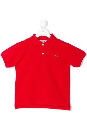 Comme des Garçons Polotrøje med hjertelogo