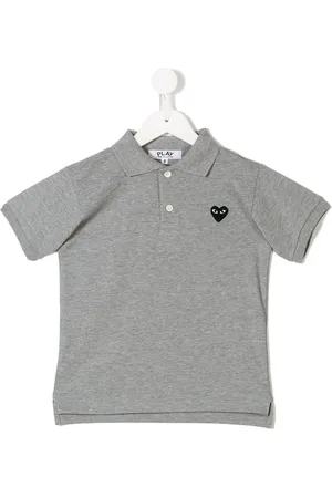 Comme des Garçons Polotrøje med hjertelogo