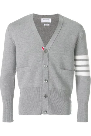 Thom Browne 4-Bar Milano cardigan med syningsdetalje