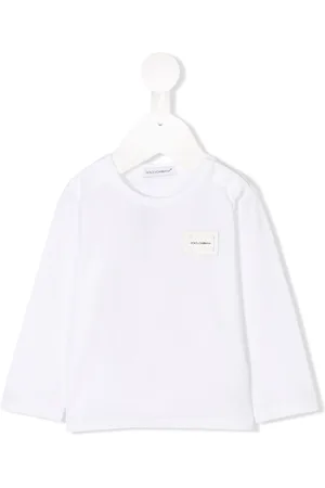 Dolce & Gabbana Langærmet top med logomærke