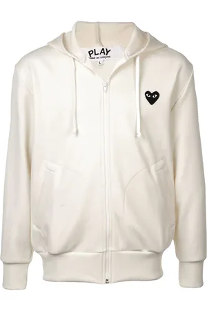 Comme des Garçons Hættetrøje med hjertelogo
