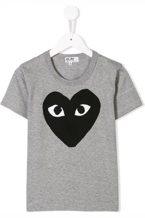 Comme des Garçons T-shirt med hjerte-logotryk