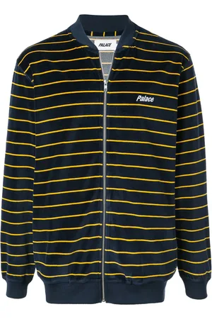 PALACE Sweatshirt i velour med lynlås